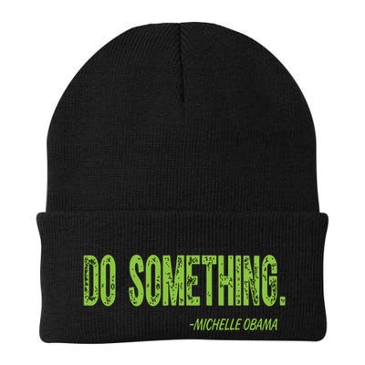 Do Something In Green Brat Michelle Obama Do Something Beanie