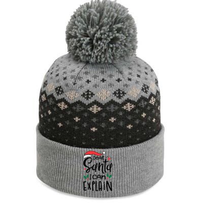 Dear Santa I Can Explain Christmas Xmas Gift The Baniff Cuffed Pom Beanie