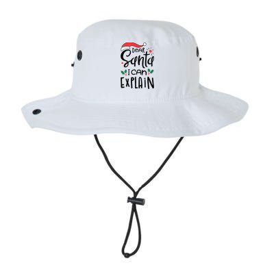 Dear Santa I Can Explain Christmas Xmas Gift Legacy Cool Fit Booney Bucket Hat