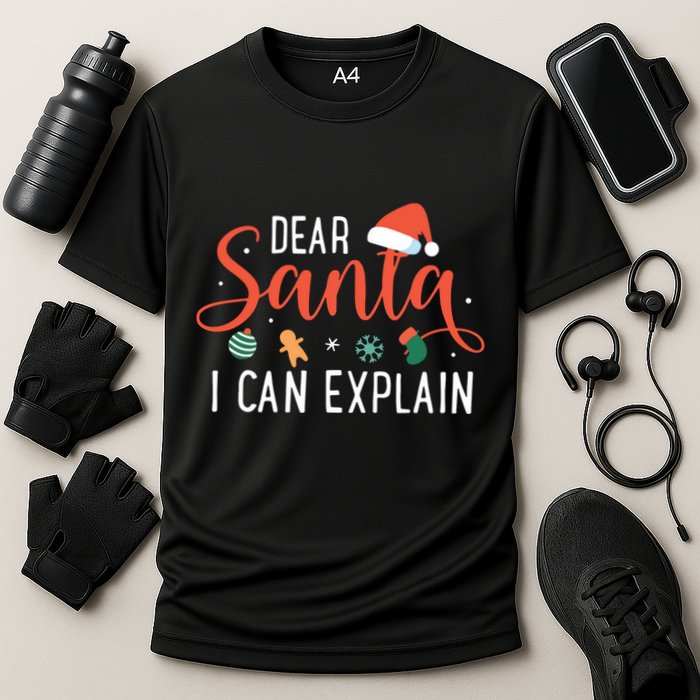 Dear Santa I Can Explain Family Christmas Performance Shirt