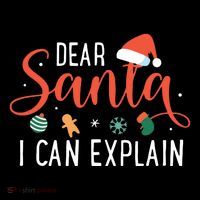 Dear Santa I Can Explain Family Christmas Impact Tech Backpack
