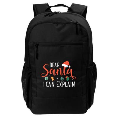 Dear Santa I Can Explain Family Christmas Backpack