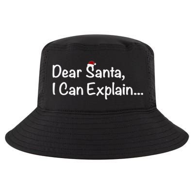 Dear Santa I Can Explain… Cool Gift Cool Comfort Performance Bucket Hat