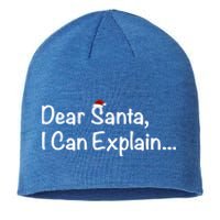 Dear Santa I Can Explain… Cool Gift Sustainable Beanie