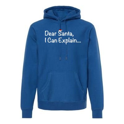 Dear Santa I Can Explain… Cool Gift Premium Hoodie