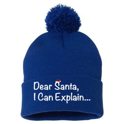 Dear Santa I Can Explain… Cool Gift Pom Pom 12in Knit Beanie