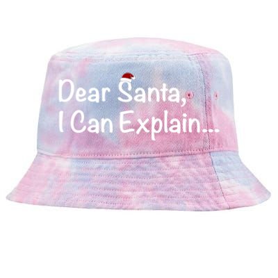 Dear Santa I Can Explain… Cool Gift Tie-Dyed Bucket Hat