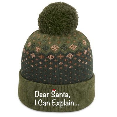 Dear Santa I Can Explain… Cool Gift The Baniff Cuffed Pom Beanie