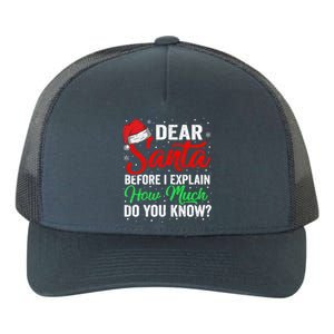 Dear Santa I Can Explain Funny Christmas Gift Adults Gift Yupoong Adult 5-Panel Trucker Hat