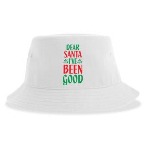 Dear Santa I Ve Been Good Sustainable Bucket Hat