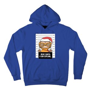 Dear Santa I Can Explain Sloth Criminal Christmas Funny Gift Hoodie