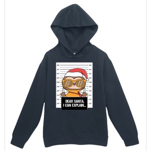 Dear Santa I Can Explain Sloth Criminal Christmas Funny Gift Urban Pullover Hoodie