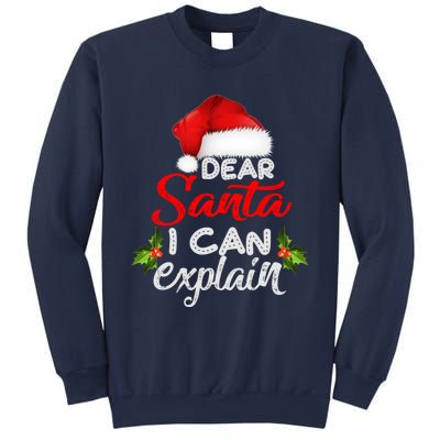 Dear Santa I Can Explain Ugly Christmas Xmas Sweatshirt