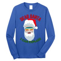 Dear Santa I Can Explain Funny Christmas Print For All Funny Gift Long Sleeve Shirt