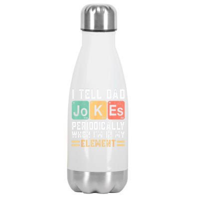 Daddy Shirt. I TELL DAD JOKES PERIODICALLY Fathers Day Stainless Steel Insulated Water Bottle