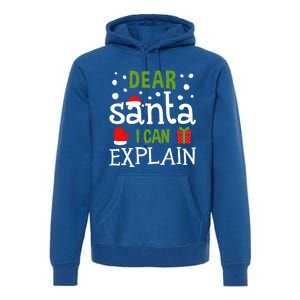 Dear Santa I Can Explain Cool Gift Premium Hoodie