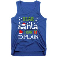 Dear Santa I Can Explain Cool Gift Tank Top