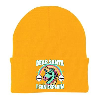 Dear Santa I Can Explain Gift Knit Cap Winter Beanie