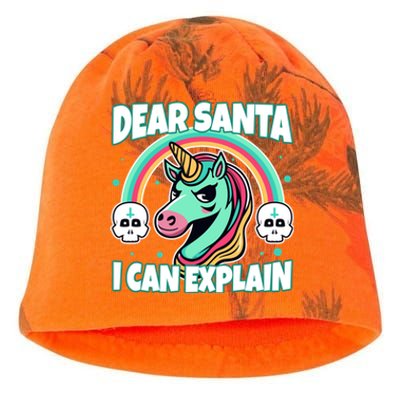 Dear Santa I Can Explain Gift Kati - Camo Knit Beanie