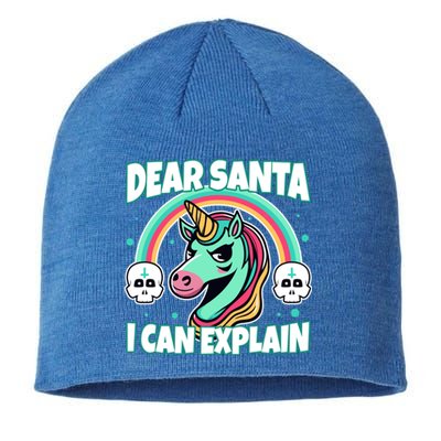 Dear Santa I Can Explain Gift Sustainable Beanie