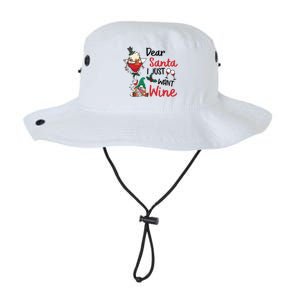 Dear Santa I Just Want Wine Funny Christmas Cool Gift Legacy Cool Fit Booney Bucket Hat