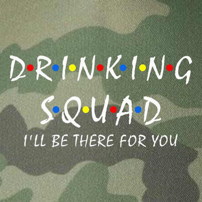 Drinking Squad i'll be there for you Birthday Squad party Legacy Tie Dye Trucker Hat