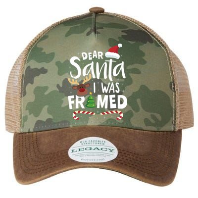 Dear Santa I Was Framed Legacy Tie Dye Trucker Hat