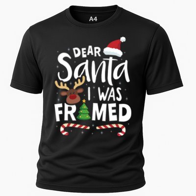 Dear Santa I Was Framed Performance Shirt