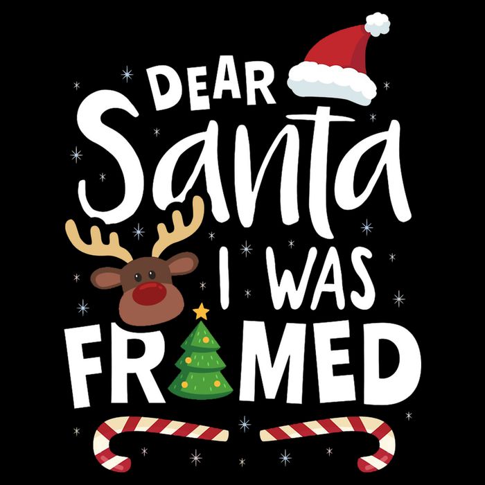 Dear Santa I Was Framed Cooling Performance Crew T-Shirt
