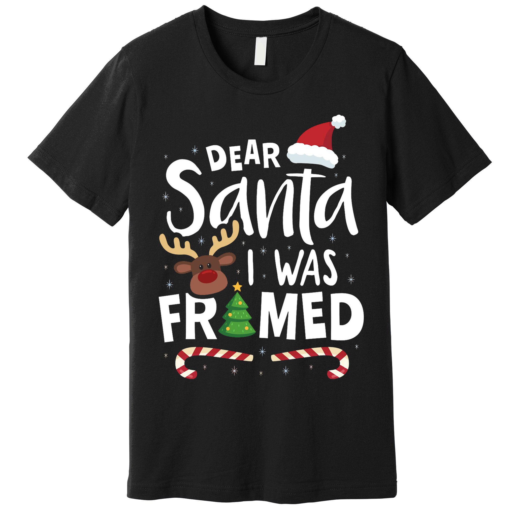 Dear Santa I Was Framed Premium T-Shirt