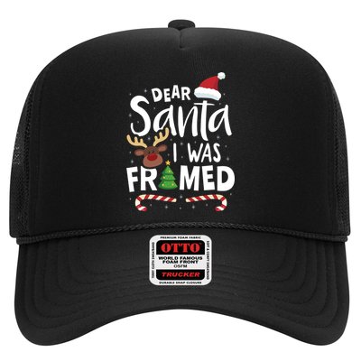 Dear Santa I Was Framed Trucker Hat