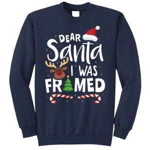 Dear Santa I Was Framed Sweatshirt