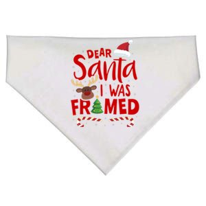 Dear Santa I Was Framed USA-Made Doggie Bandana