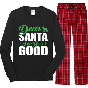 Dear Santa I Have Been Good Very Funny Santa Christmas 2024 Gift Long Sleeve Pajama Set