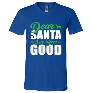 Dear Santa I Have Been Good Very Funny Santa Christmas 2024 Gift V-Neck T-Shirt