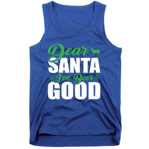 Dear Santa I Have Been Good Very Funny Santa Christmas 2024 Gift Tank Top