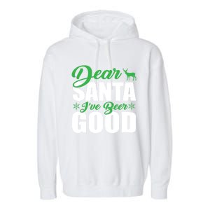 Dear Santa I Have Been Good Very Funny Santa Christmas 2024 Gift Garment-Dyed Fleece Hoodie