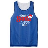 Dear Santa It Was The Dog Funny Christmas Season Dog Lover Cool Gift Mesh Reversible Basketball Jersey Tank