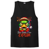 Dear Santa I Can Explain Funny Sarcastic Grumpy Duck Christmas PosiCharge Competitor Tank