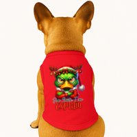 Dear Santa I Can Explain Funny Sarcastic Grumpy Duck Christmas Doggie Tank