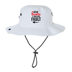 Dear Santa It Was Her Fault Funny Gift Legacy Cool Fit Booney Bucket Hat