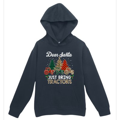 Dear Santa Just Bring Tractors Christmas Tree Urban Pullover Hoodie