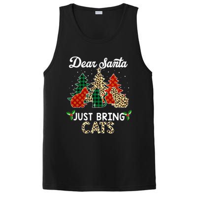 Dear Santa Just Bring Cats Christmas Gift PosiCharge Competitor Tank