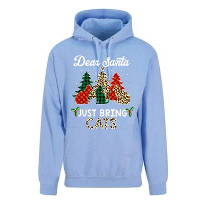 Dear Santa Just Bring Cats Christmas Gift Unisex Surf Hoodie