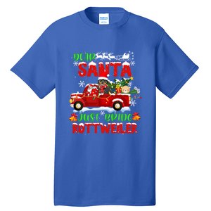 Dear Santa Just Bring Rottweiler Dog Funny Christmas Pajama Funny Gift Tall T-Shirt