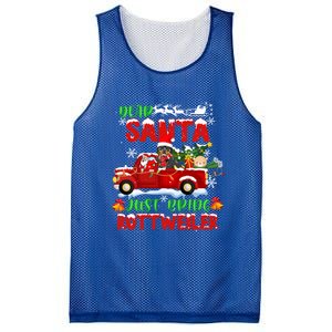 Dear Santa Just Bring Rottweiler Dog Funny Christmas Pajama Funny Gift Mesh Reversible Basketball Jersey Tank