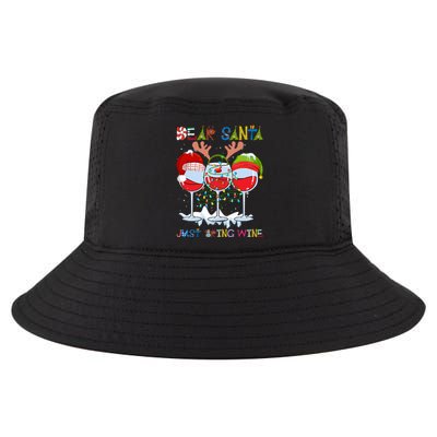 Dear Santa Just Bring Wine Cute Gift Cool Comfort Performance Bucket Hat