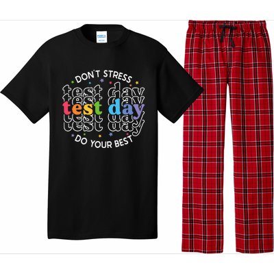 Don't Stress Just Do Your Best Funny Test Day Teacher Pajama Set