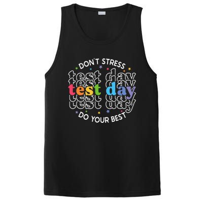 Don't Stress Just Do Your Best Funny Test Day Teacher PosiCharge Competitor Tank