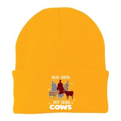 Dear Santa Just Bring Cows Christmas Xmas Funny Meaningful Gift Knit Cap Winter Beanie